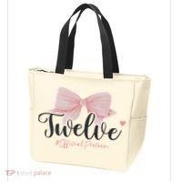 12th Birthday Coquette Bow 12 Year Old Birthday Girl Tote Bag thumb 3