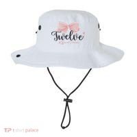 12th Birthday Coquette Bow 12 Year Old Birthday Girl Bucket Hat thumb 0