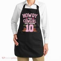 10th Birthday Cow Howdy Western Themed Birthday Apron thumb 2