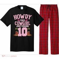 10th Birthday Cow Howdy Western Themed Birthday Pajama Set thumb 0