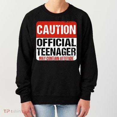 13 Birthday Caution Nager Boy 13yr 13th Birthday Women's Sweatshirt