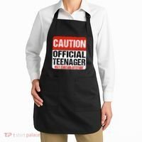 13 Birthday Caution Nager Boy 13yr 13th Birthday Apron thumb 2