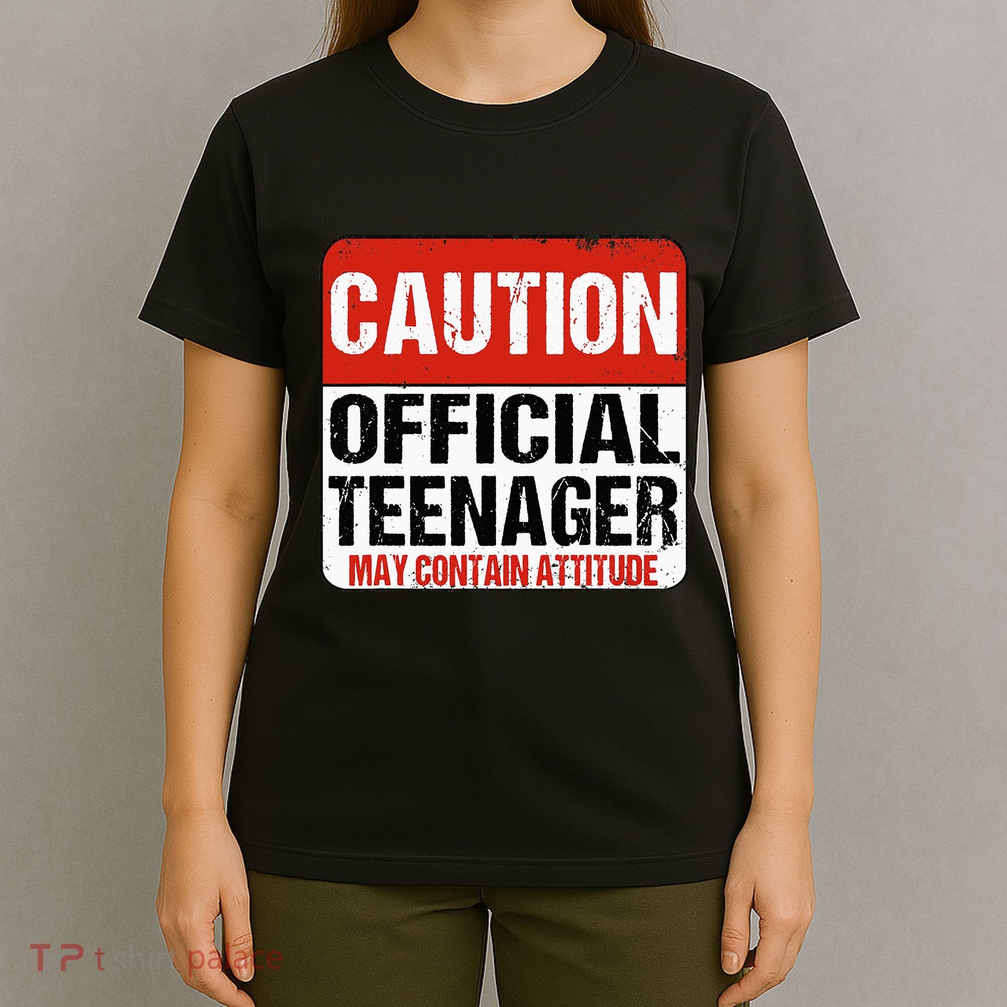 13 Birthday Caution Nager Boy 13yr 13th Birthday T-Shirt