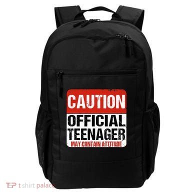 13 Birthday Caution Nager Boy 13yr 13th Birthday Backpack