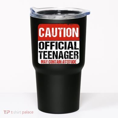 13 Birthday Caution Nager Boy 13yr 13th Birthday Tumbler