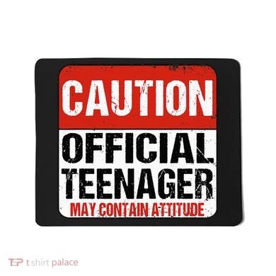 13 Birthday Caution Nager Boy 13yr 13th Birthday Mousepad