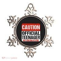 13 Birthday Caution Nager Boy 13yr 13th Birthday Ornament thumb 0