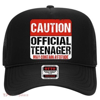 13 Birthday Caution Nager Boy 13yr 13th Birthday Hat