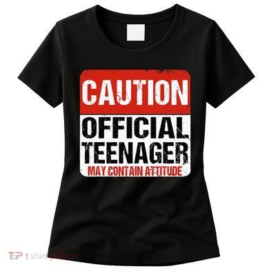 13 Birthday Caution Nager Boy 13yr 13th Birthday Women's T-Shirt