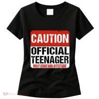 13 Birthday Caution Nager Boy 13yr 13th Birthday Women's T-Shirt thumb 0