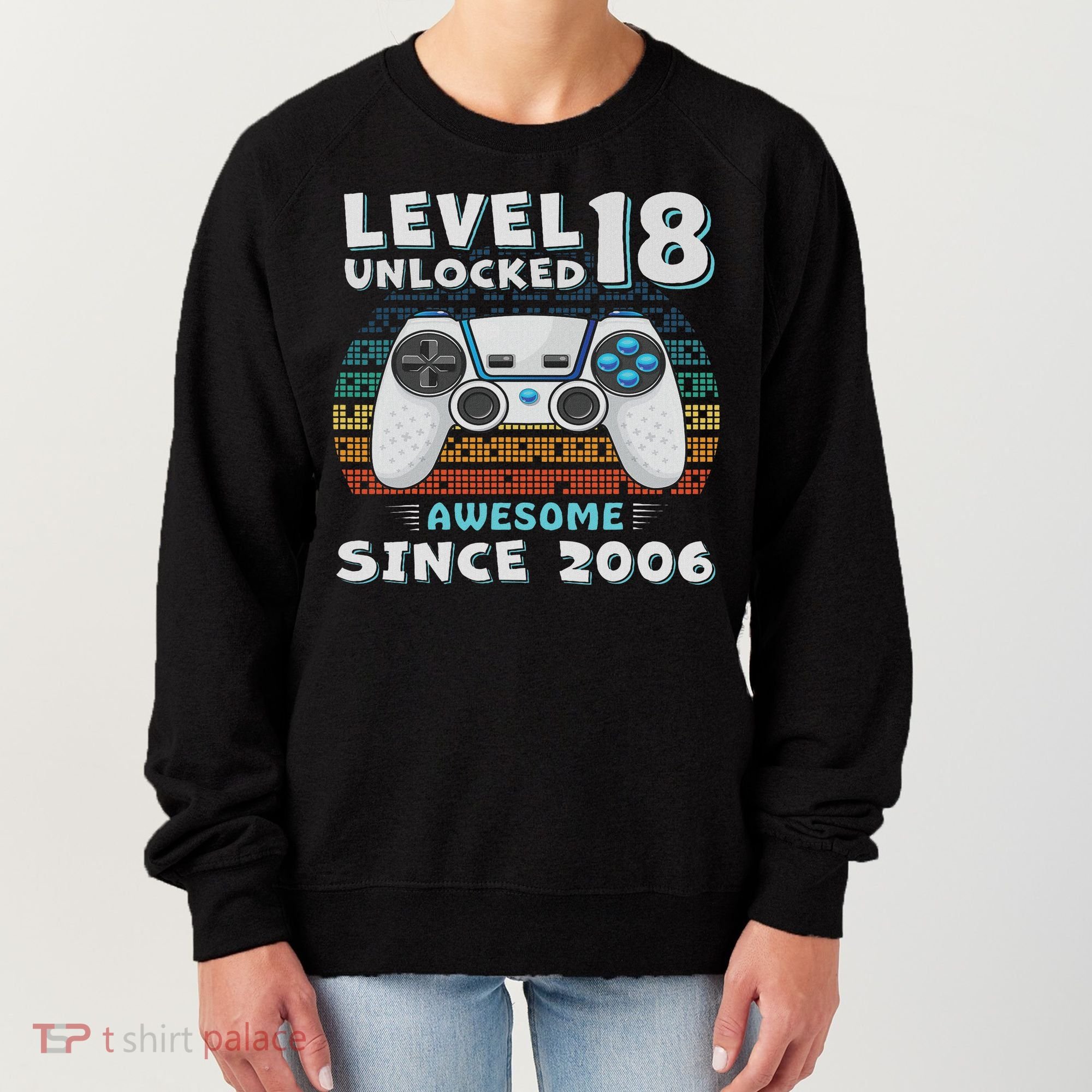 18th Birthday Decoration 18yr 18 Year Old Birthday Women's Sweatshirt