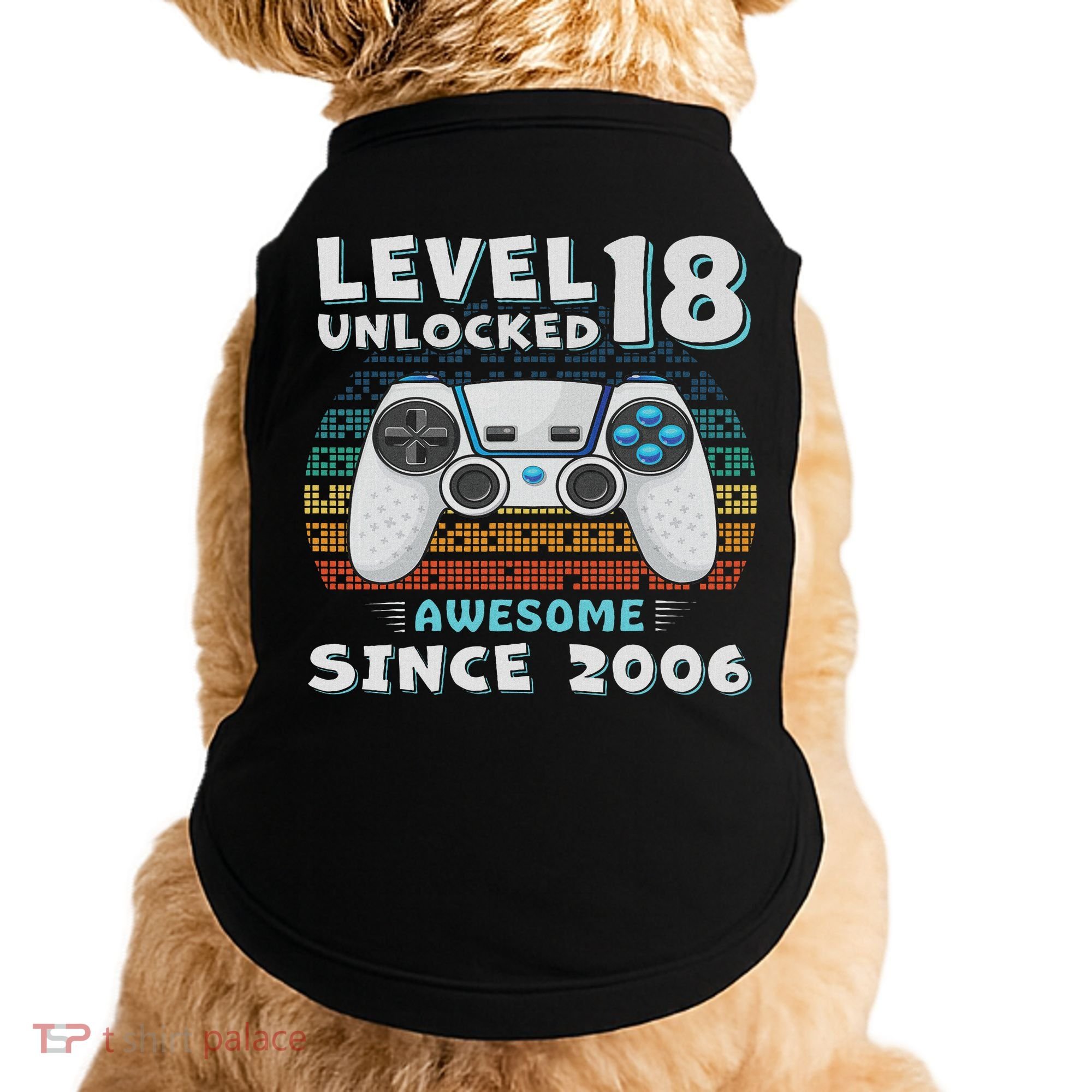 18th Birthday Decoration 18yr 18 Year Old Birthday Doggie Tank