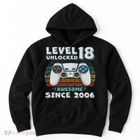 18th Birthday Decoration 18yr 18 Year Old Birthday Hoodie thumb 0