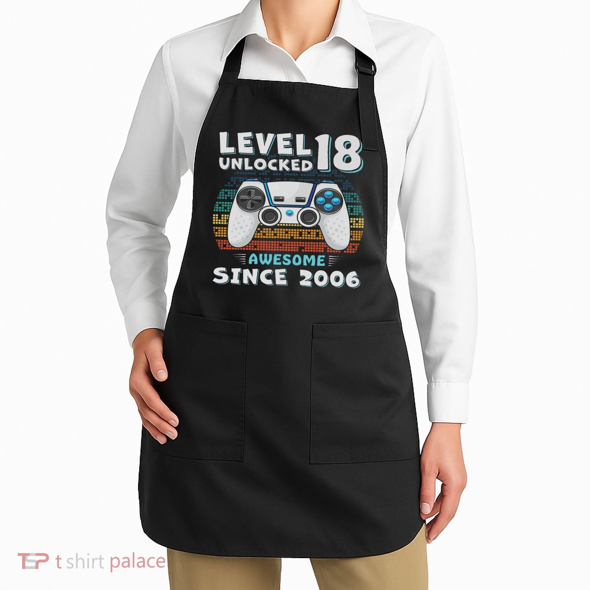 18th Birthday Decoration 18yr 18 Year Old Birthday Apron