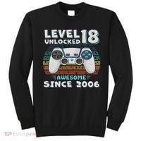 18th Birthday Decoration 18yr 18 Year Old Birthday Sweatshirt thumb 0