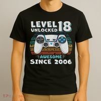 18th Birthday Decoration 18yr 18 Year Old Birthday T-Shirt thumb 3