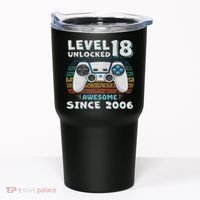 18th Birthday Decoration 18yr 18 Year Old Birthday Tumbler thumb 0