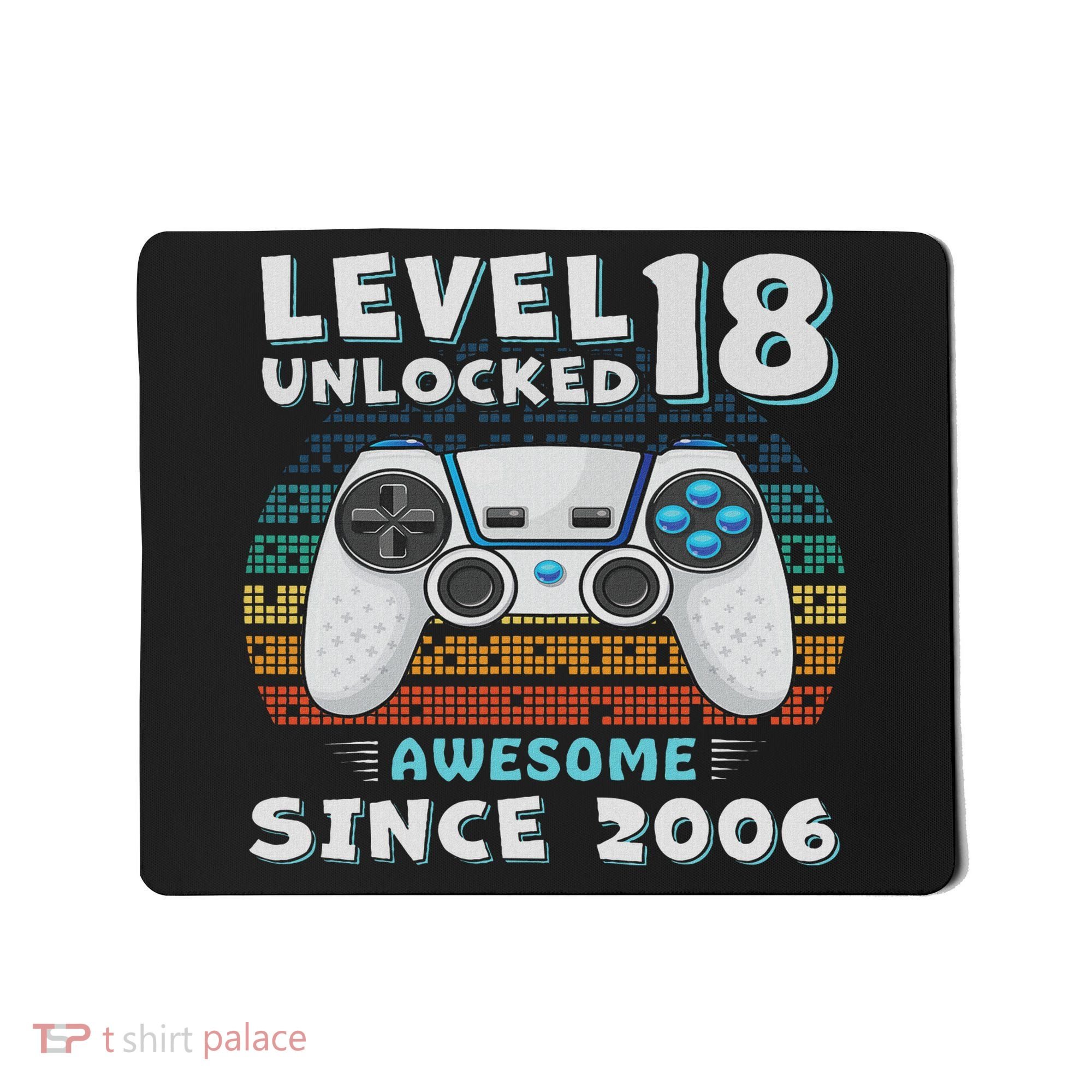 18th Birthday Decoration 18yr 18 Year Old Birthday Mousepad