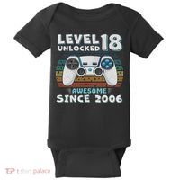 18th Birthday Decoration 18yr 18 Year Old Birthday Baby Bodysuit thumb 0