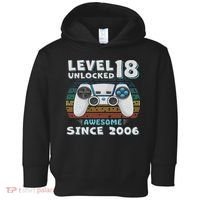 18th Birthday Decoration 18yr 18 Year Old Birthday Toddler Hoodie thumb 0