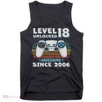 18th Birthday Decoration 18yr 18 Year Old Birthday Tank Top thumb 0