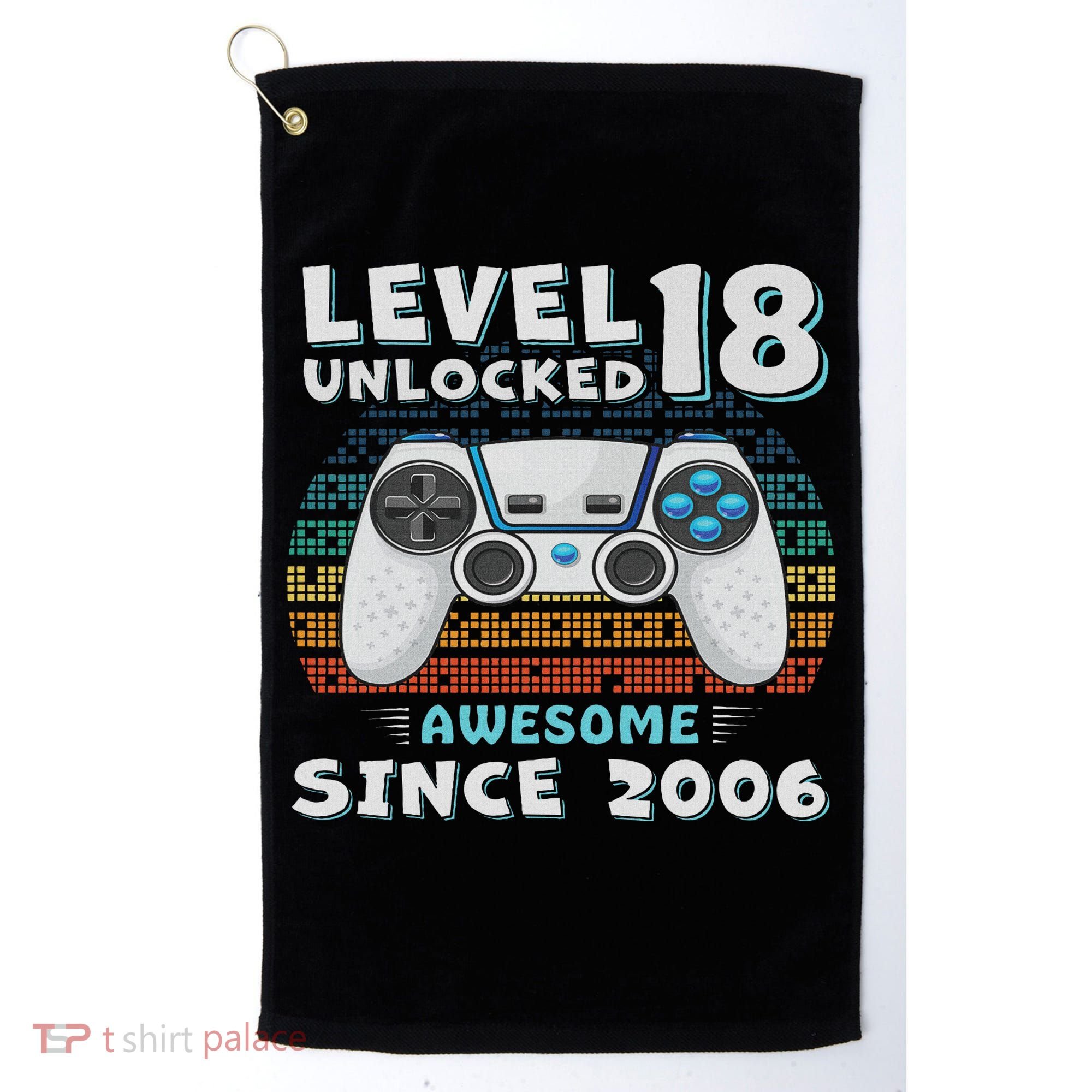 18th Birthday Decoration 18yr 18 Year Old Birthday Golf Towel