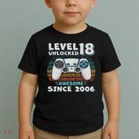 18th Birthday Decoration 18yr 18 Year Old Birthday Toddler T-Shirt thumb 2