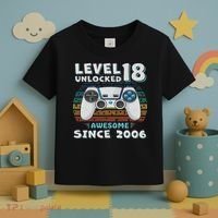 18th Birthday Decoration 18yr 18 Year Old Birthday Toddler T-Shirt thumb 3