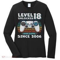 18th Birthday Decoration 18yr 18 Year Old Birthday Women's Long Sleeve Shirt thumb 0