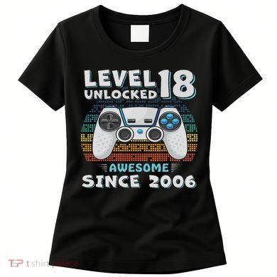 18th Birthday Decoration 18yr 18 Year Old Birthday Women's T-Shirt