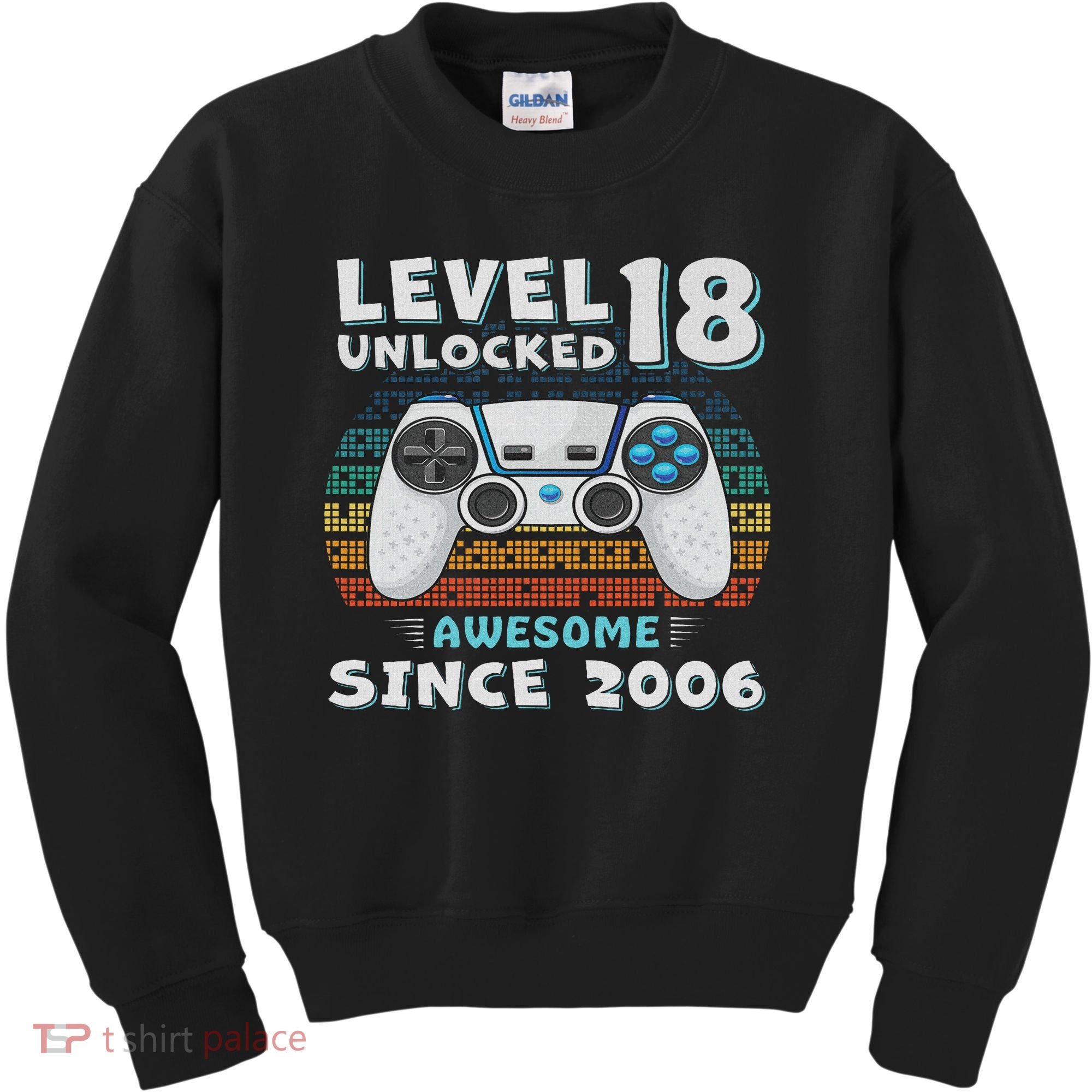 18th Birthday Decoration 18yr 18 Year Old Birthday Kids Sweatshirt
