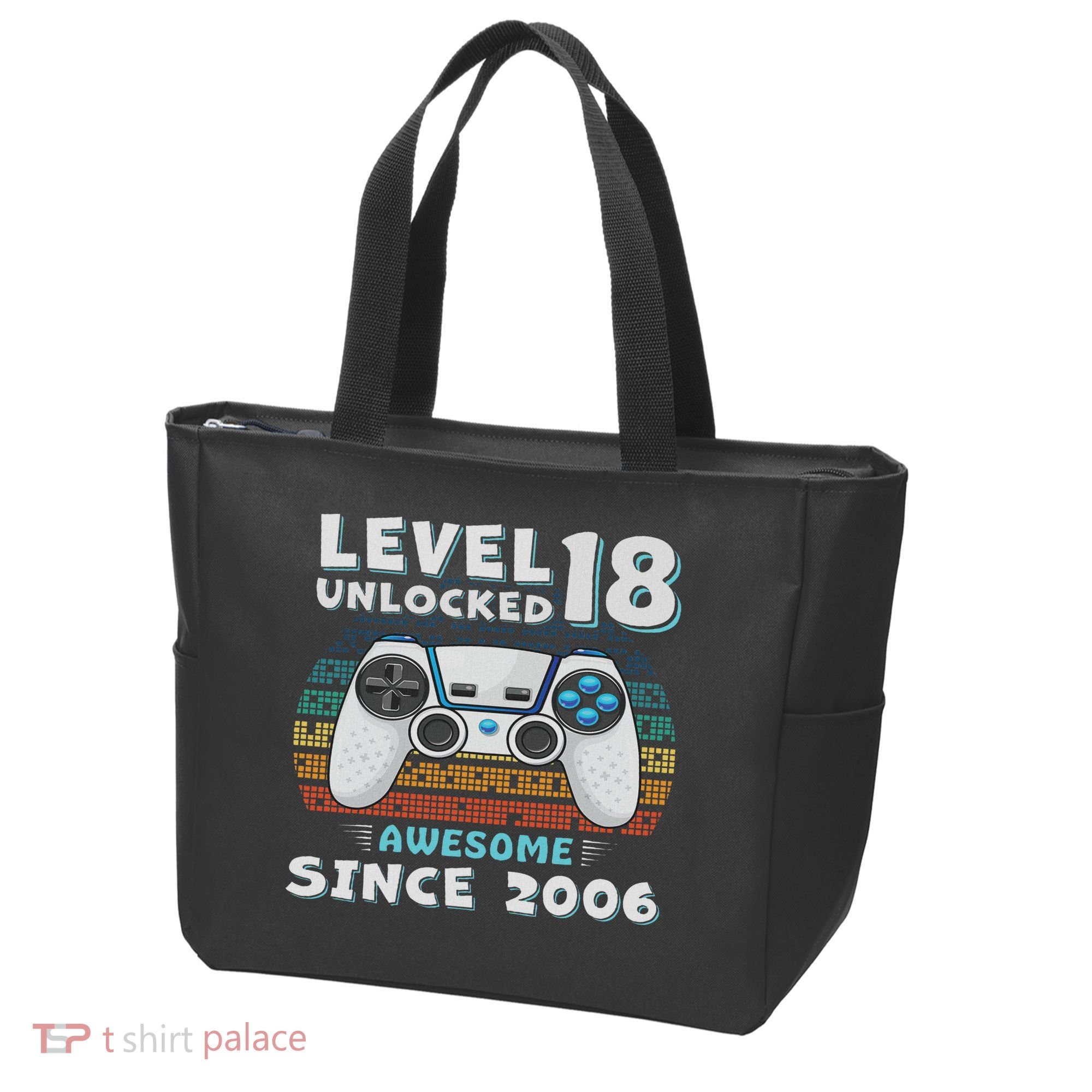 18th Birthday Decoration 18yr 18 Year Old Birthday Tote Bag