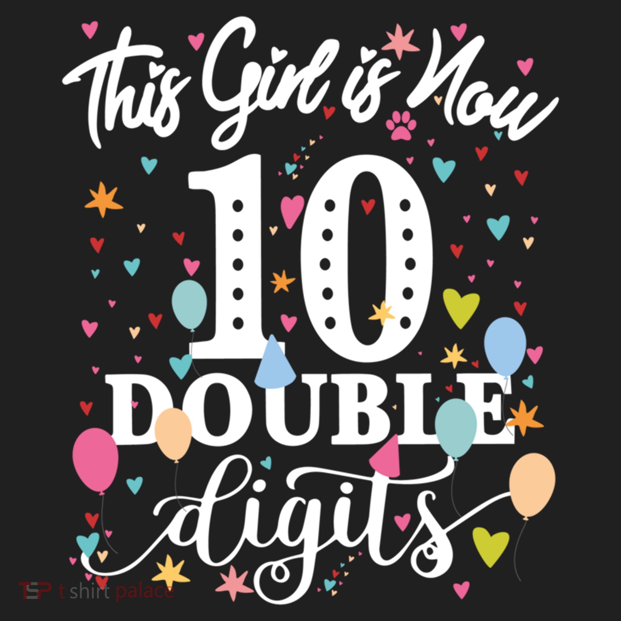 10th Birthday Funny Gift This Girl Is Now 10 Double Digits Gift Tumbler