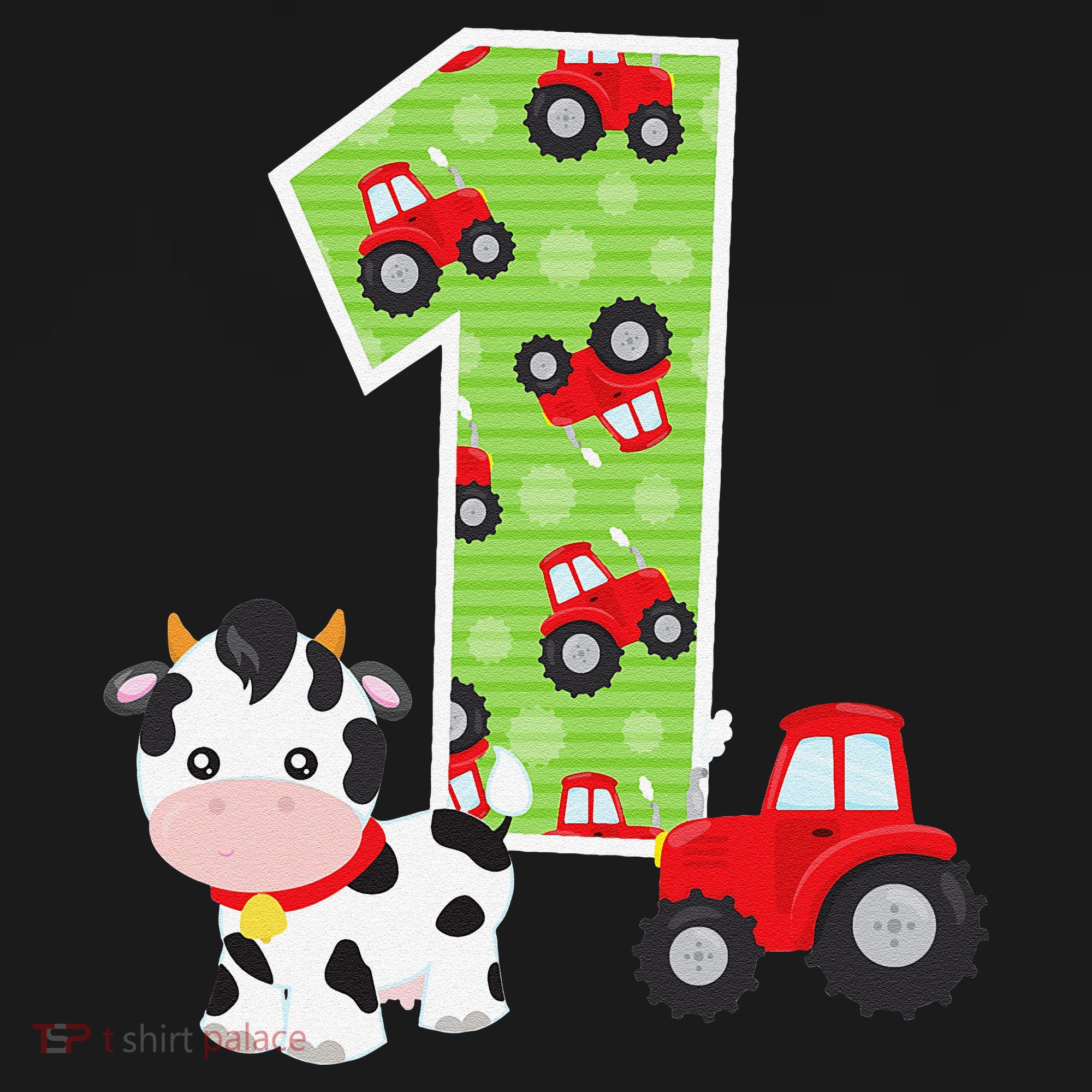 1st Birthday Farm Animals Number 1 Year Old Party Baby Bodysuit