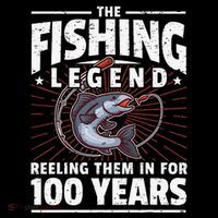 100th Birthday Fishing Legend 100 Years Angler Coffee Mug thumb 5