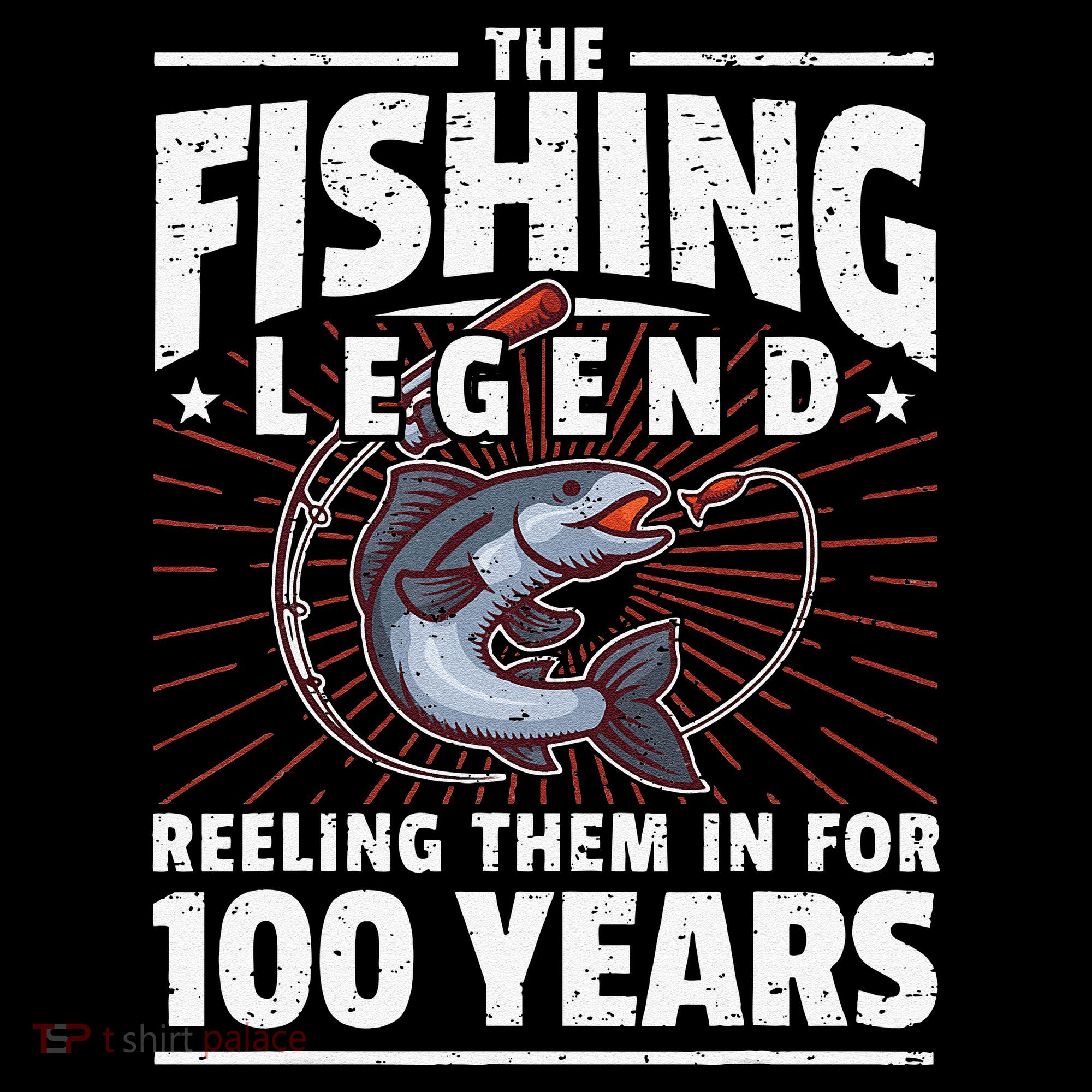 100th Birthday Fishing Legend 100 Years Angler Coffee Mug