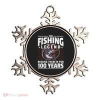 100th Birthday Fishing Legend 100 Years Angler Ornament thumb 0
