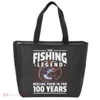 100th Birthday Fishing Legend 100 Years Angler Tote Bag thumb 0