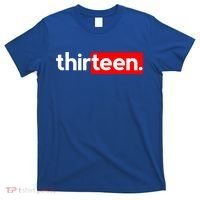 13th Birthday For Boys Thirteen Him Age 13 Year Party Teen Cute Gift T-Shirt thumb 0