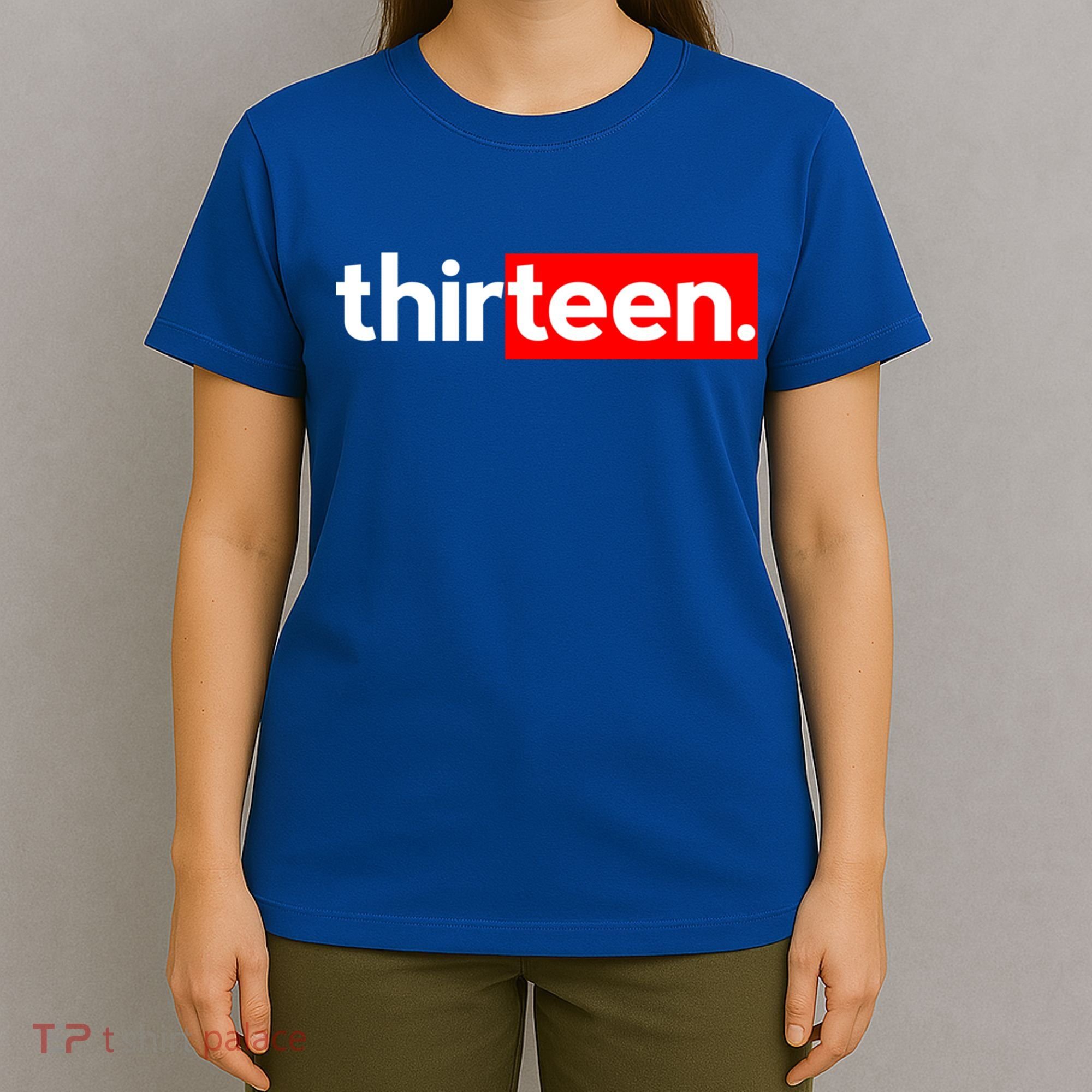 13th Birthday For Boys Thirteen Him Age 13 Year Party Teen Cute Gift T-Shirt