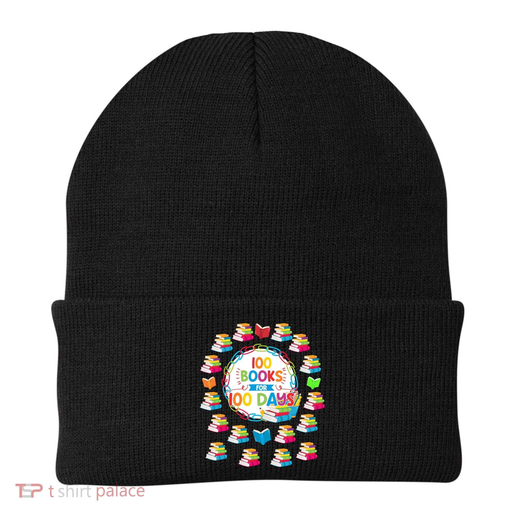 100 Books For 100 Days 100th Day Of School Gift Teacher Meaningful Gift Beanie