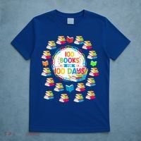100 Books For 100 Days 100th Day Of School Gift Teacher Meaningful Gift T-Shirt thumb 5