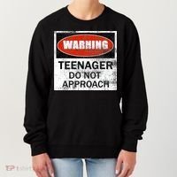 13th Birthday Fun Warning Official Teenager Do Not Approach Women's Sweatshirt thumb 0