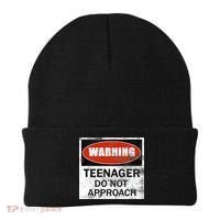 13th Birthday Fun Warning Official Teenager Do Not Approach Beanie thumb 0