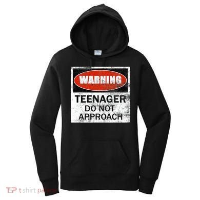 13th Birthday Fun Warning Official Teenager Do Not Approach Women's Hoodie
