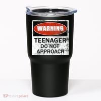 13th Birthday Fun Warning Official Teenager Do Not Approach Tumbler thumb 0