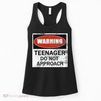 13th Birthday Fun Warning Official Teenager Do Not Approach Women's Tank Top thumb 0