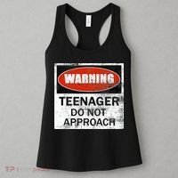 13th Birthday Fun Warning Official Teenager Do Not Approach Women's Tank Top thumb 3