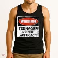 13th Birthday Fun Warning Official Teenager Do Not Approach Tank Top thumb 3