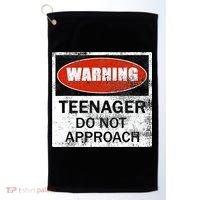 13th Birthday Fun Warning Official Teenager Do Not Approach Golf Towel thumb 0